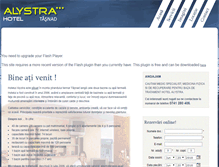 Tablet Screenshot of hotelalystra.ro